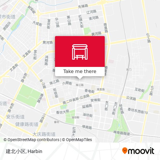 建北小区 map