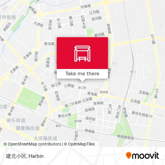 建北小区 map