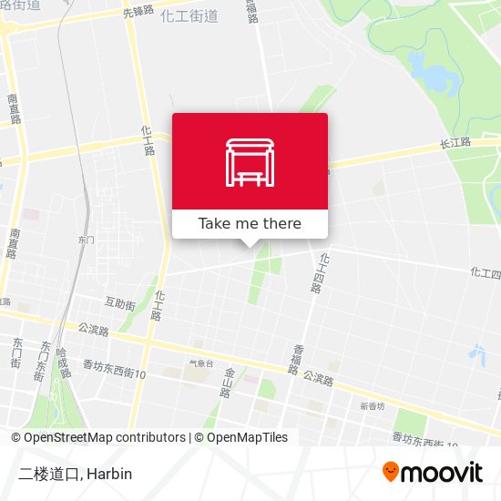 二楼道口 map
