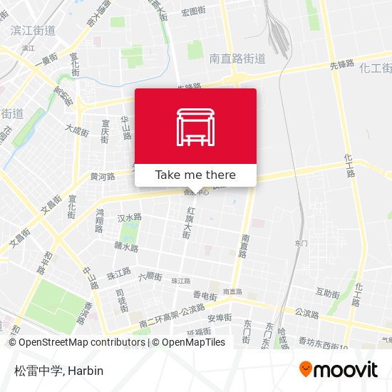 松雷中学 map