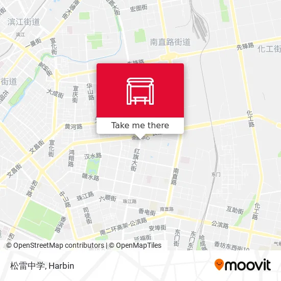 松雷中学 map