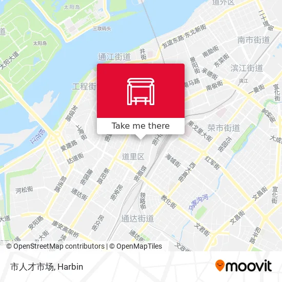 市人才市场 map