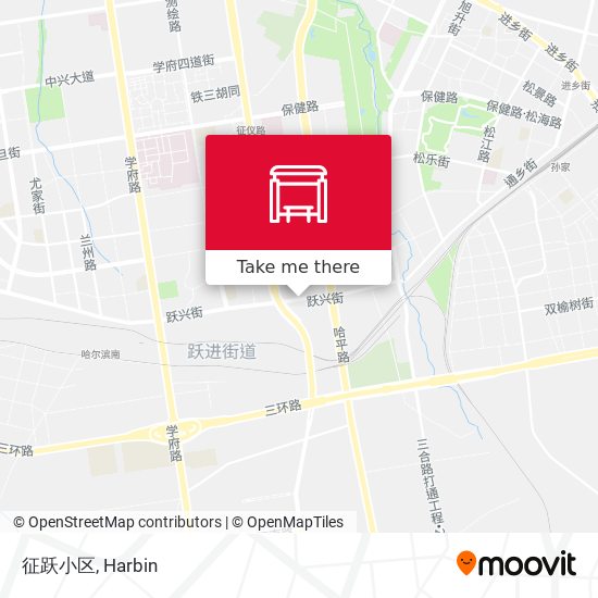 征跃小区 map