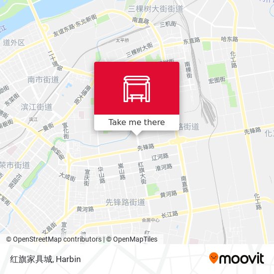 红旗家具城 map