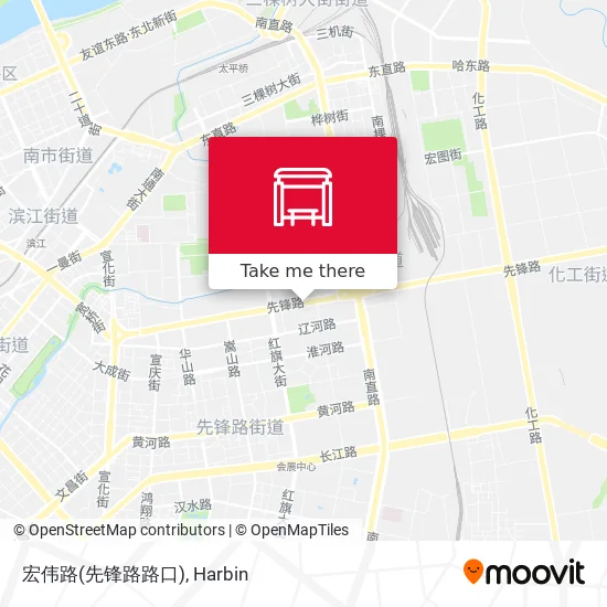 宏伟路(先锋路路口) map