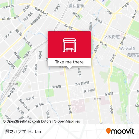 黑龙江大学 map