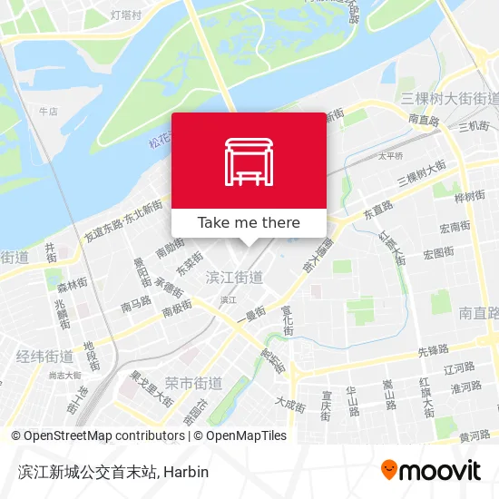 滨江新城公交首末站 map