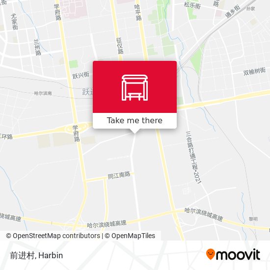 前进村 map