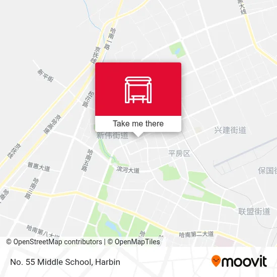 No. 55 Middle School map