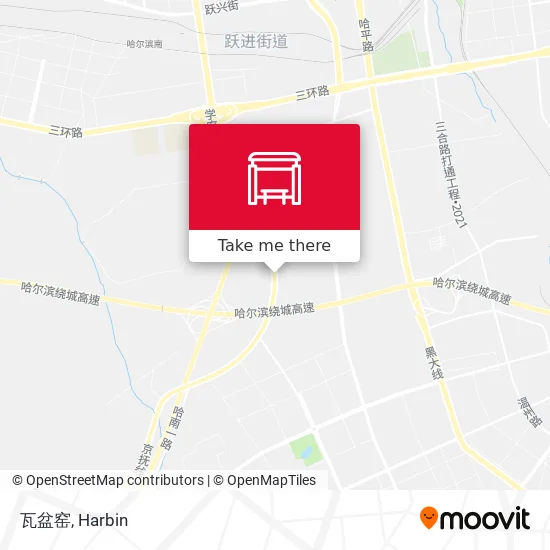 瓦盆窑 map