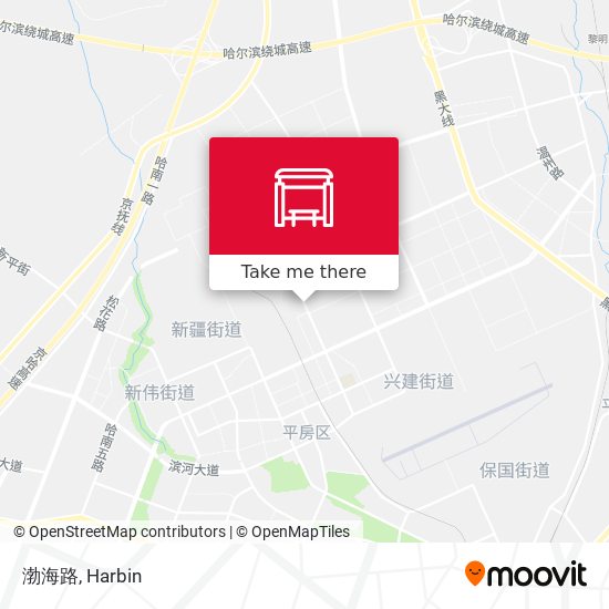 渤海路 map