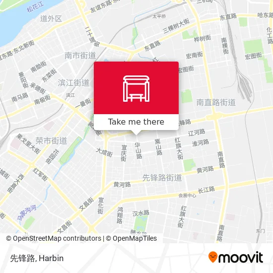 先锋路 map