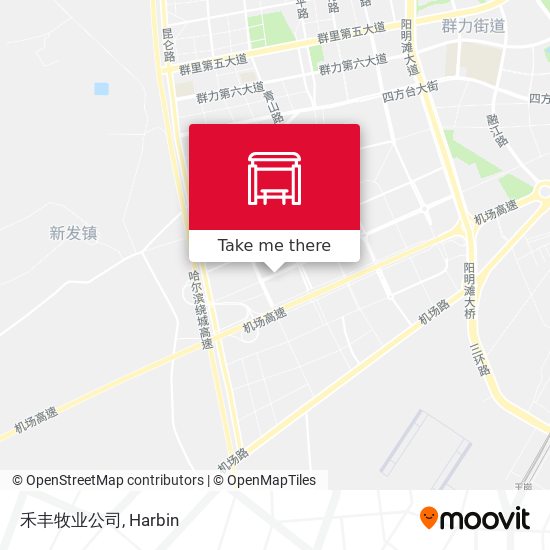 禾丰牧业公司 map