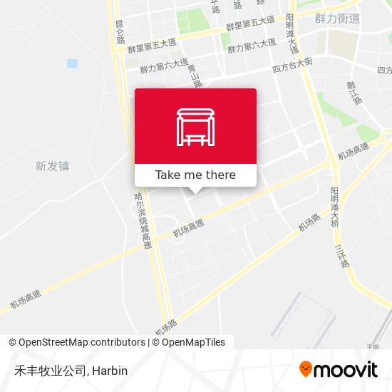 禾丰牧业公司 map