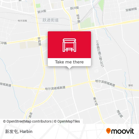 新发屯 map