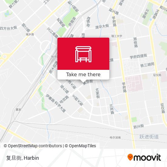 复旦街 map