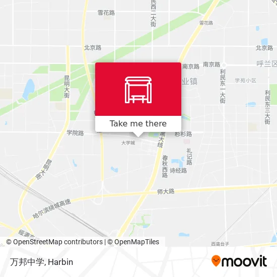 万邦中学 map