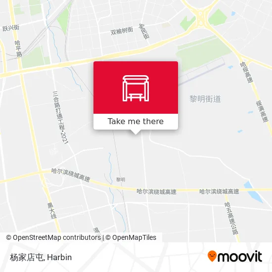 杨家店屯 map