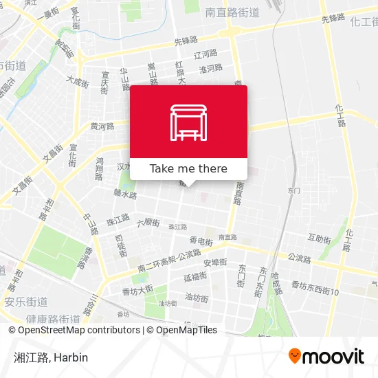 湘江路 map