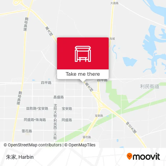 朱家 map