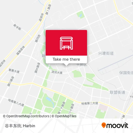 谷丰东街 map
