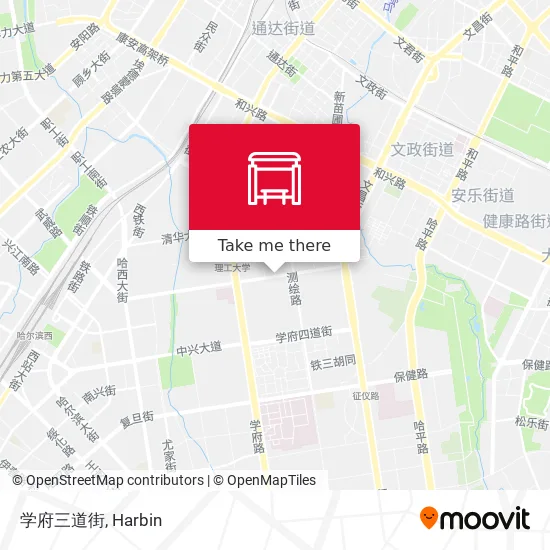 学府三道街 map