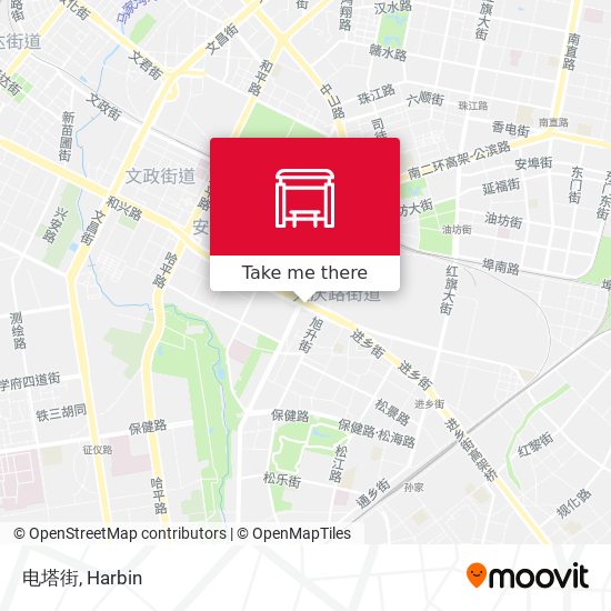 电塔街 map