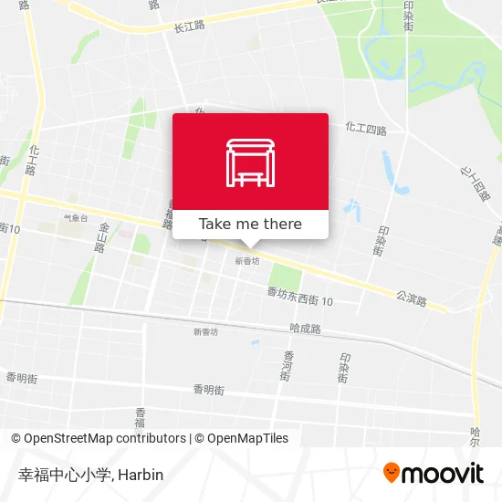 幸福中心小学 map