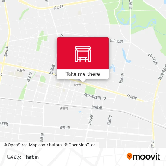 后张家 map