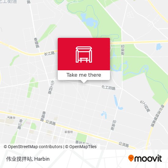 伟业搅拌站 map