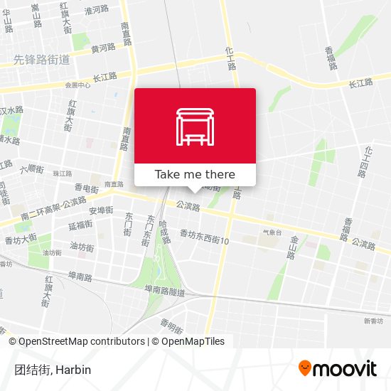 团结街 map