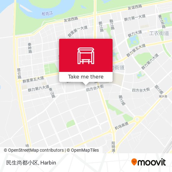 民生尚都小区 map