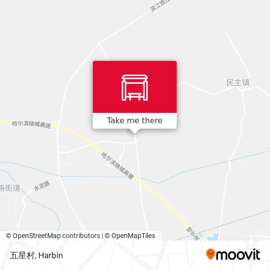 五星村 map