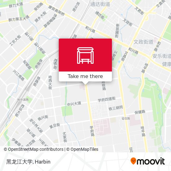 黑龙江大学 map