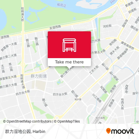 群力湿地公园 map