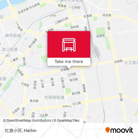 红旗小区 map