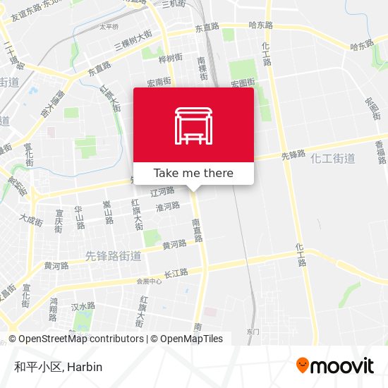 和平小区 map