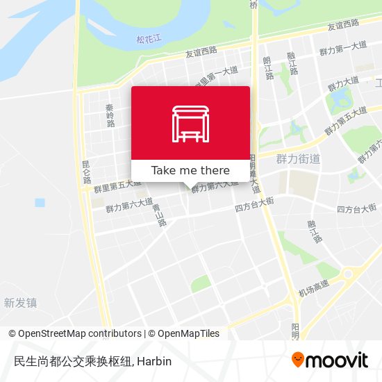 民生尚都公交乘换枢纽 map