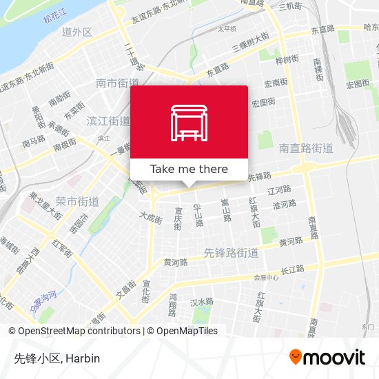 先锋小区 map