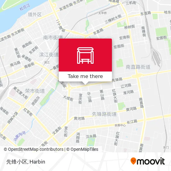 先锋小区 map