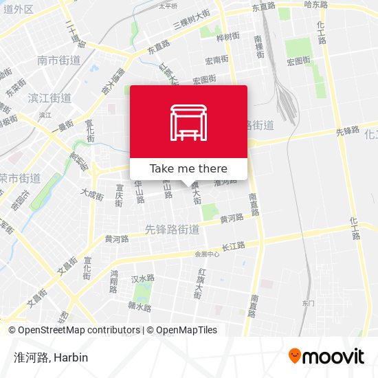 淮河路 map