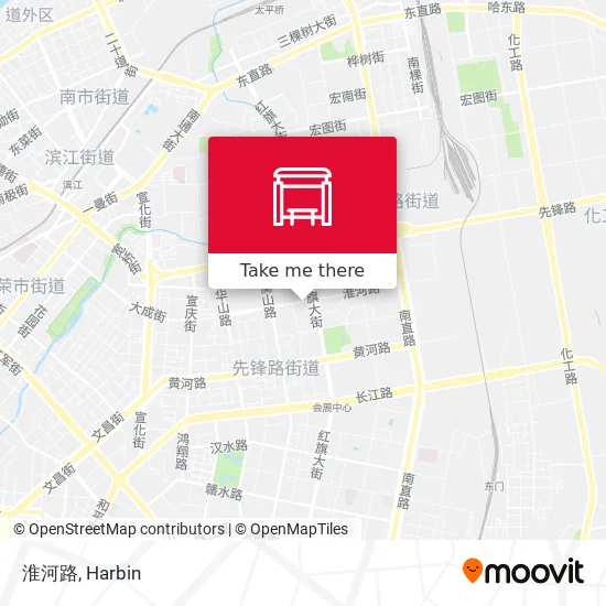 淮河路 map