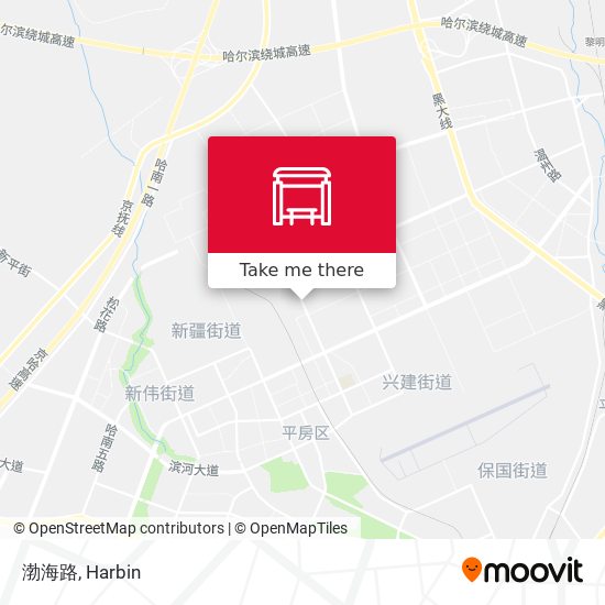 渤海路 map