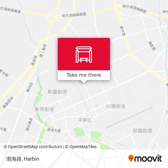 渤海路 map