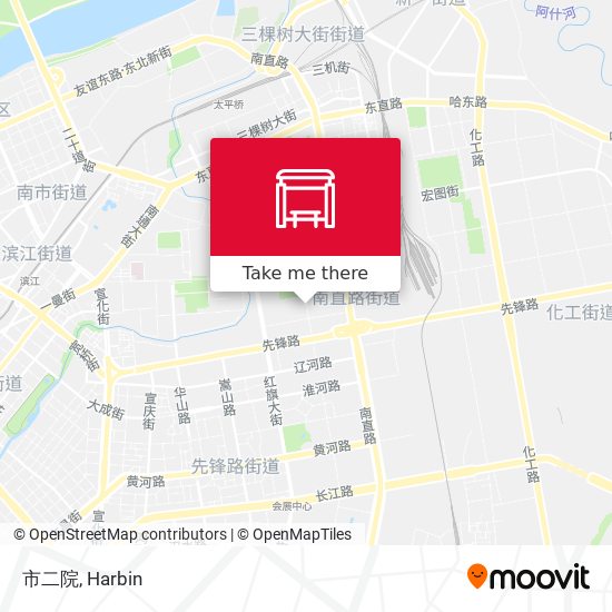 市二院 map