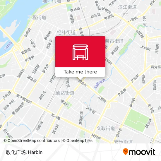 教化广场 map