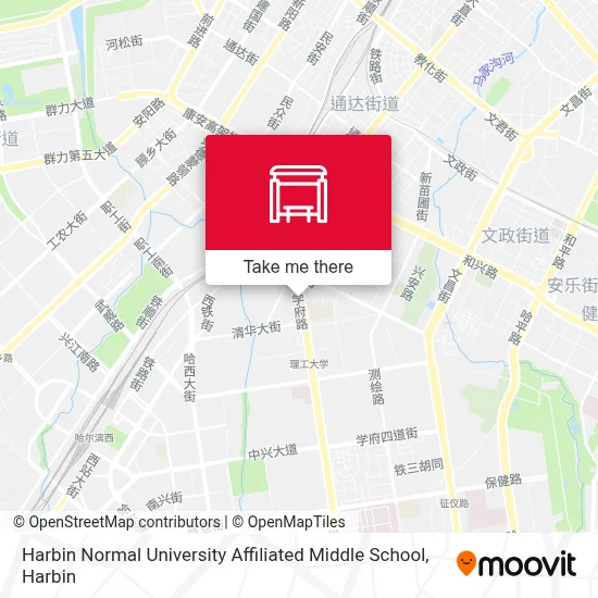 Harbin Normal University Affiliated Middle School map