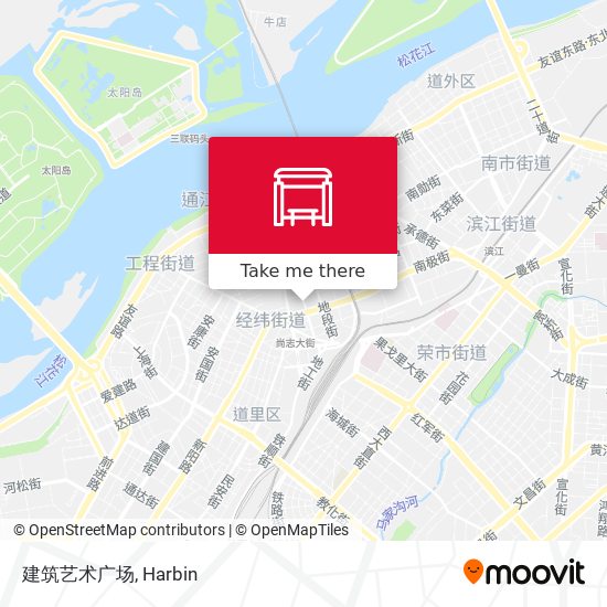 建筑艺术广场 map