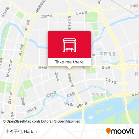 斗沟子屯 map