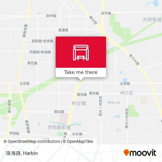 珠海路 map